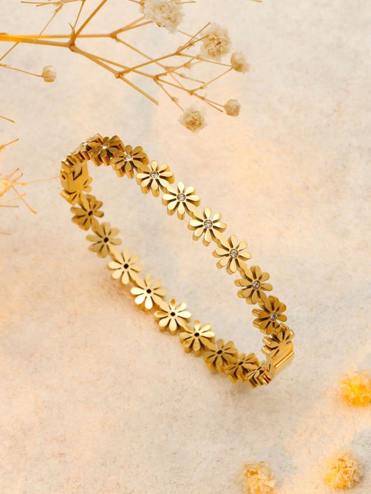 Golden daisy Flower Kada
