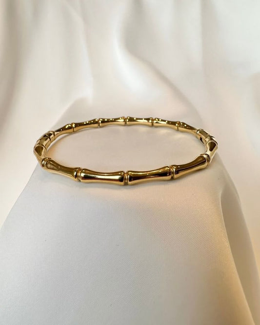 Golden Bamboo Bangle
