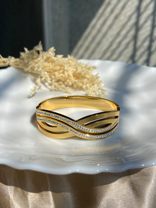 Infinity Waves Gold Kada