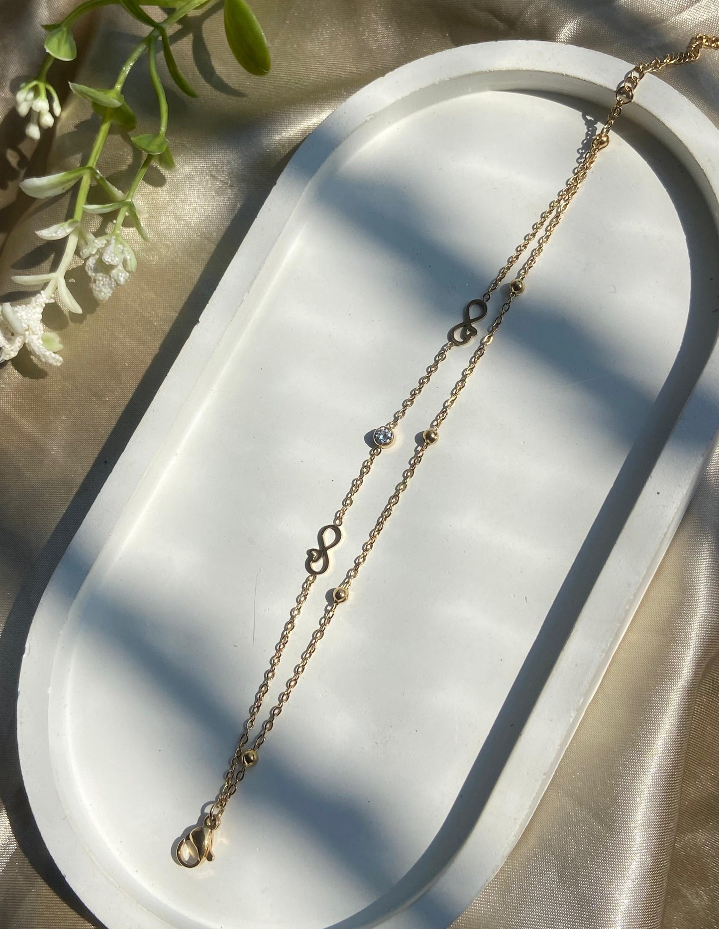 Endless Love Dainty Infinity Bracelet