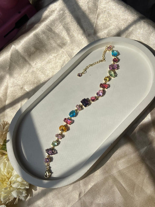 Multi-Color Crystal Bracelet