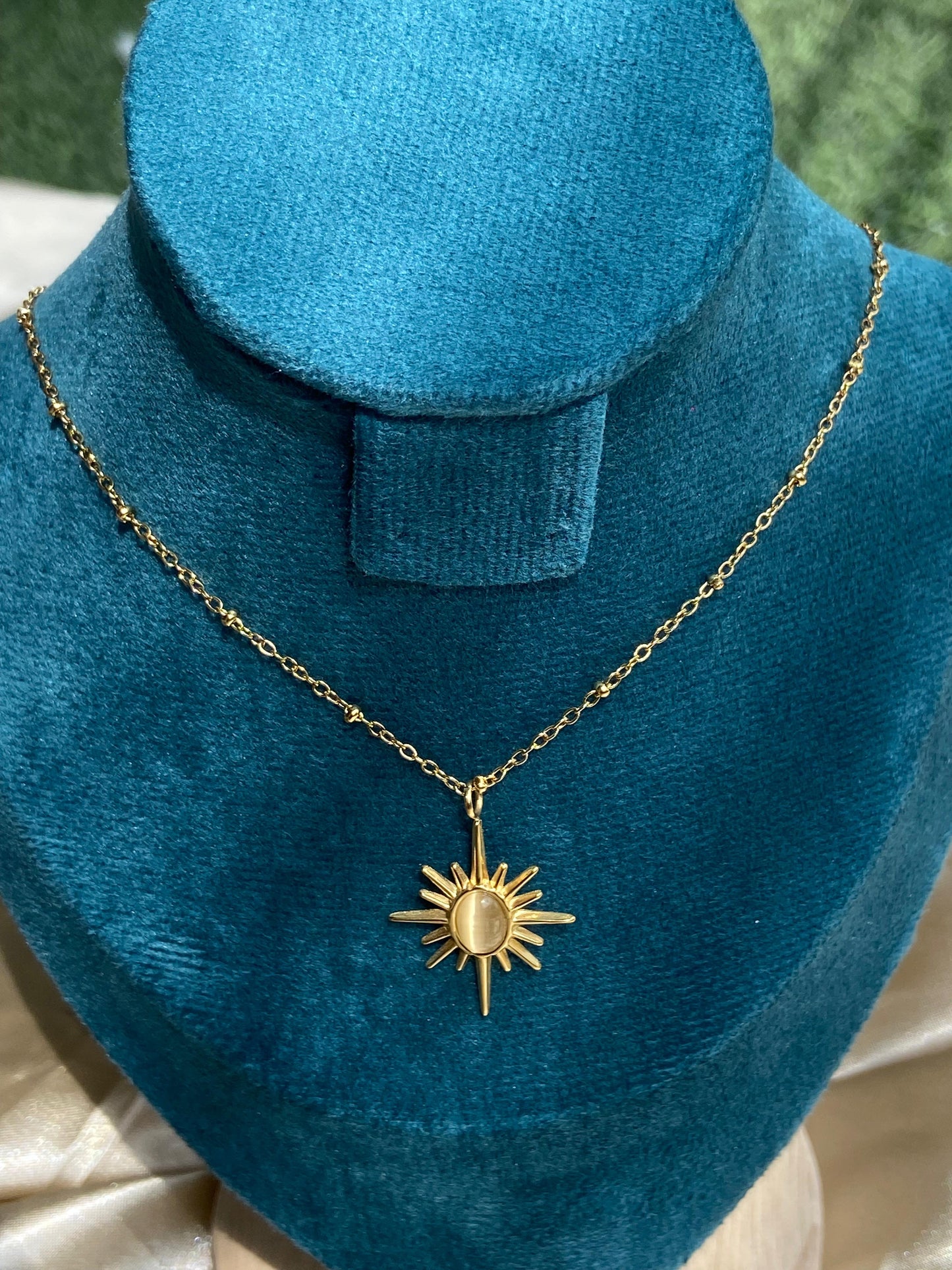 Golden Sunburst Necklace
