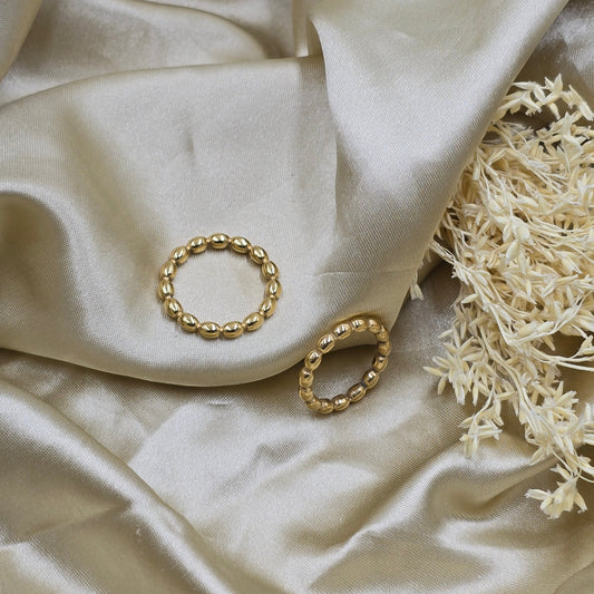 Bead Bloom Finger Ring