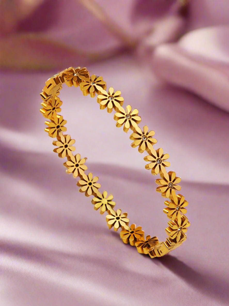 Golden daisy Flower Kada