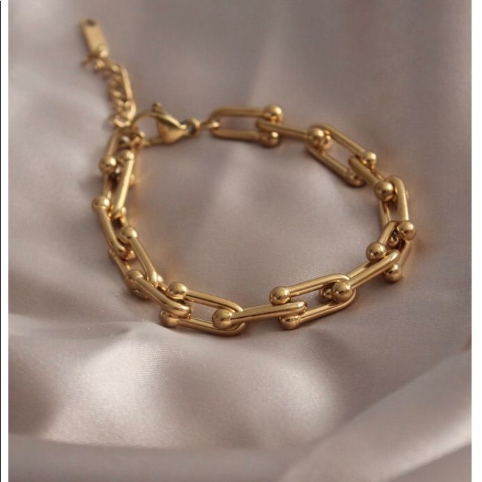 Gilded Links Bracelet