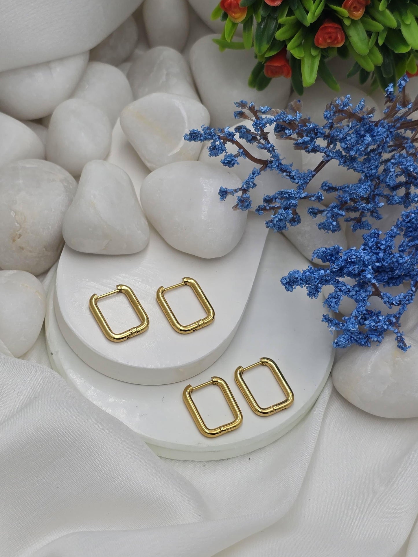 Square Hoop Earrings