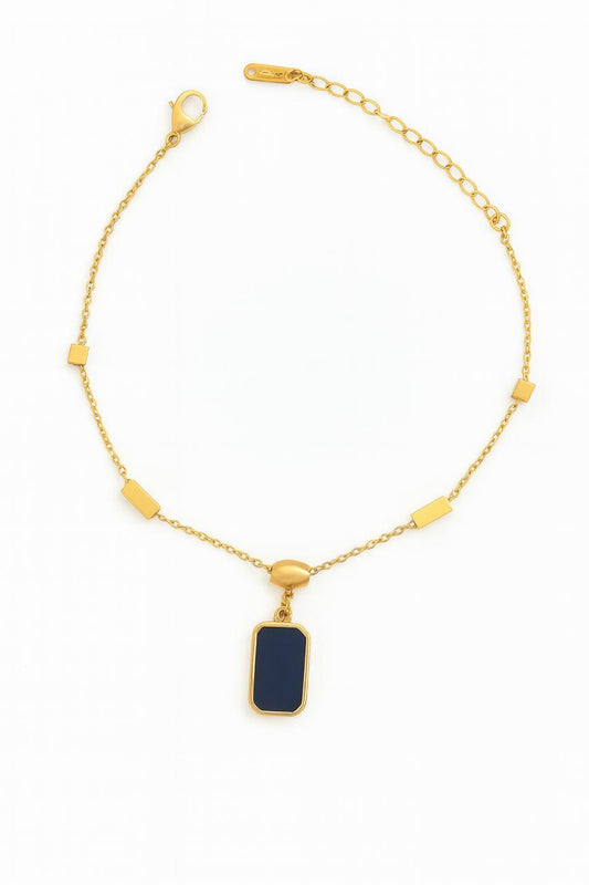 Sleek Horizon Bracelet (Gold & Black)