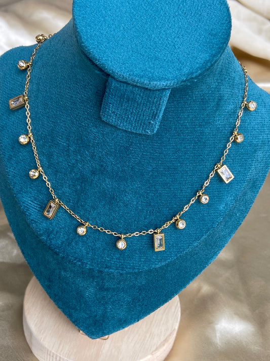 White Chain Necklace with