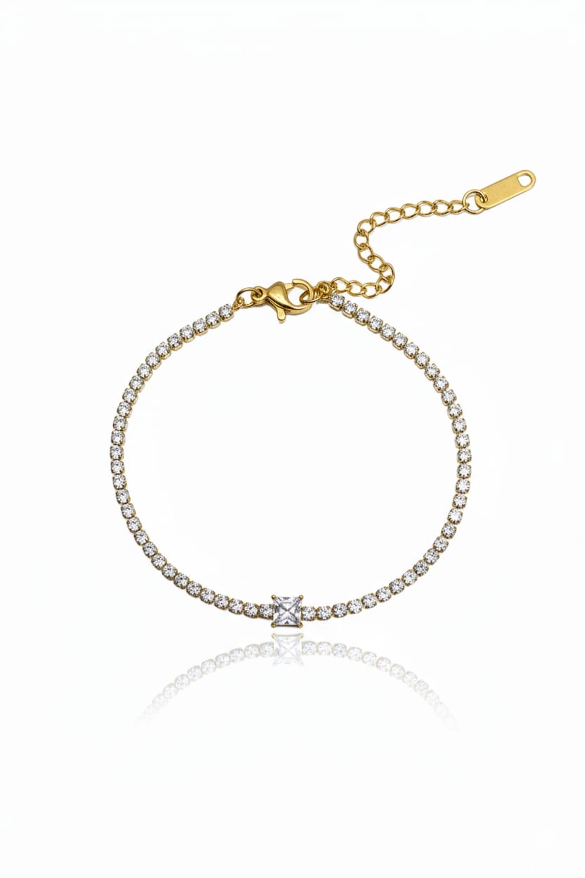 Solitaire Diamond Bracelet