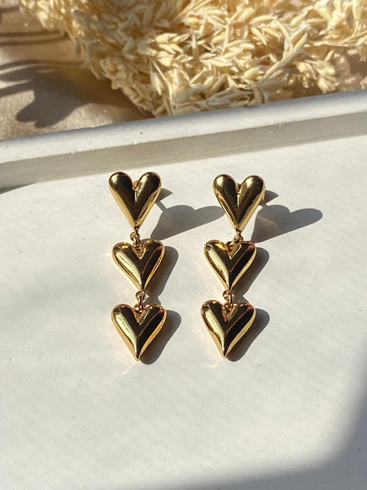Heart Drop Earring
