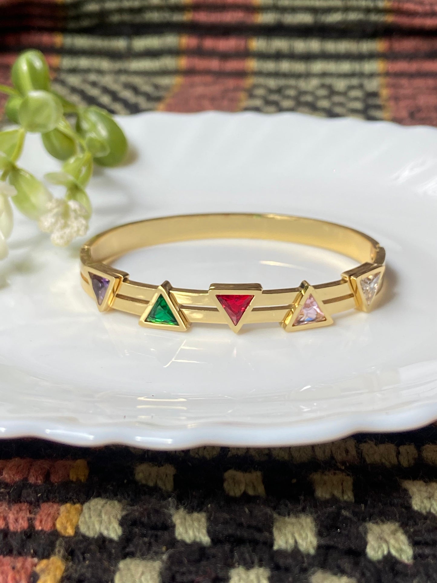 Prism Glow Multi-Stone Kada