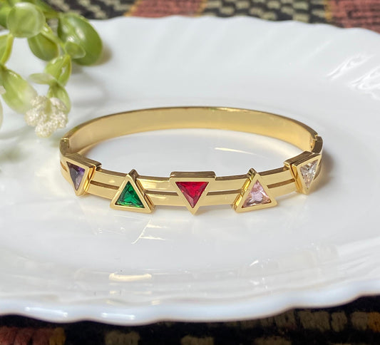 Prism Glow Multi-Stone Kada