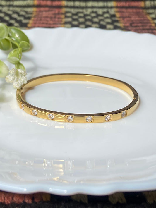 Diamond-Studded Kada