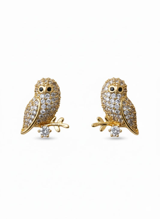 Owl Stud Earrings
